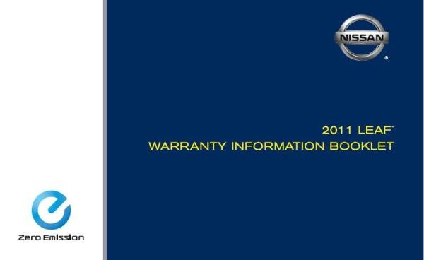 Warranty Information Booklet