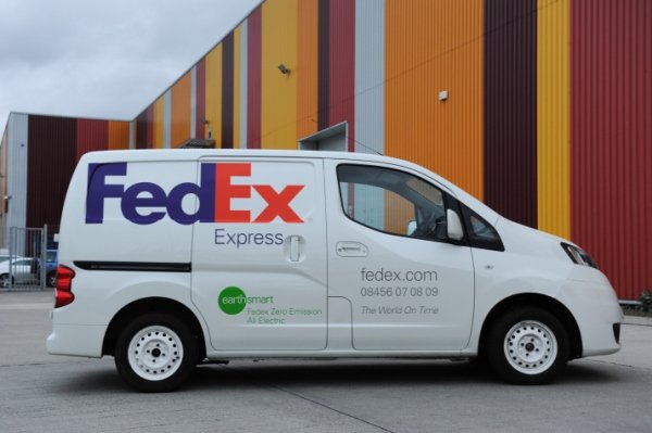 Electric NV200 FedEx test van