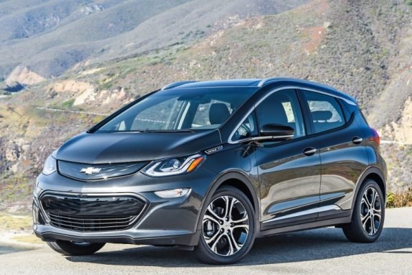 Chevrolet Bolt EV with its short hood and long windshield